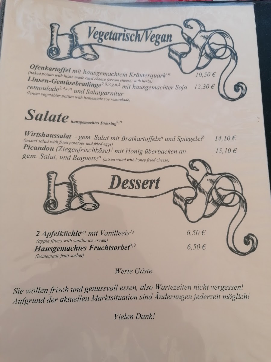 Menu Wirtshaus Am Dom-9